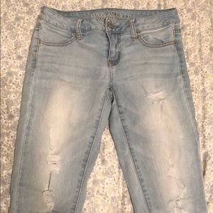 Light Wash Skinny Jeggings from American Eagle